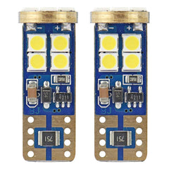 LED-pære T10e W5W med CANBUS og 12 SMD 2835-dioder