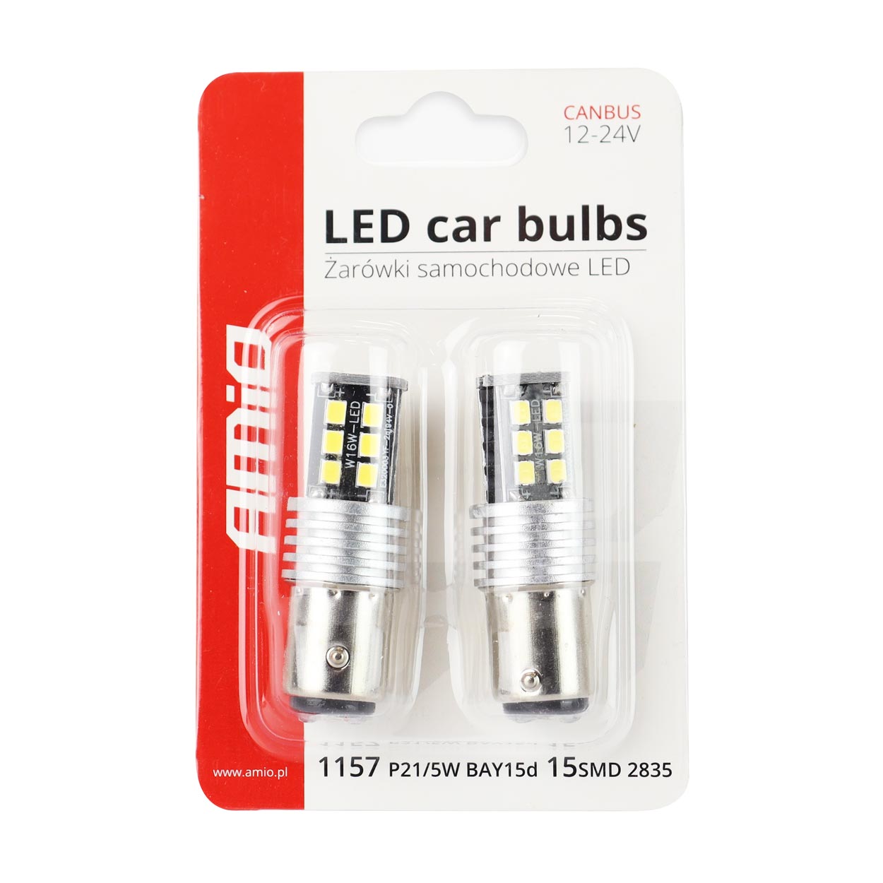 LED-pære med 15 SMD 2835-dioder