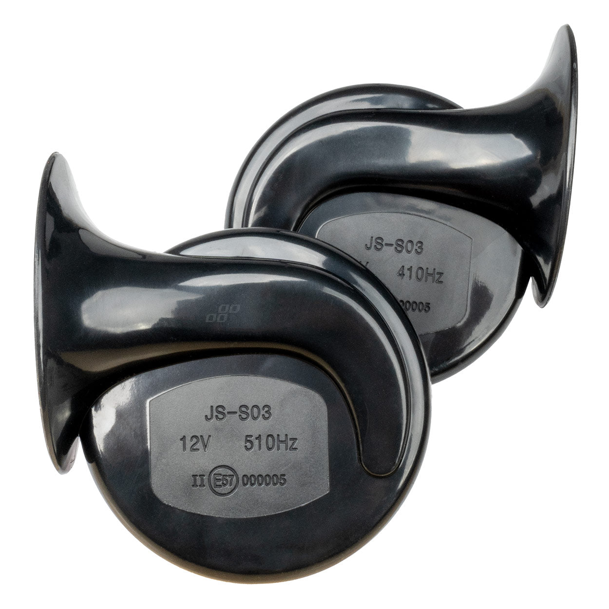 12V fanfarehorn i sæt med 2 horn