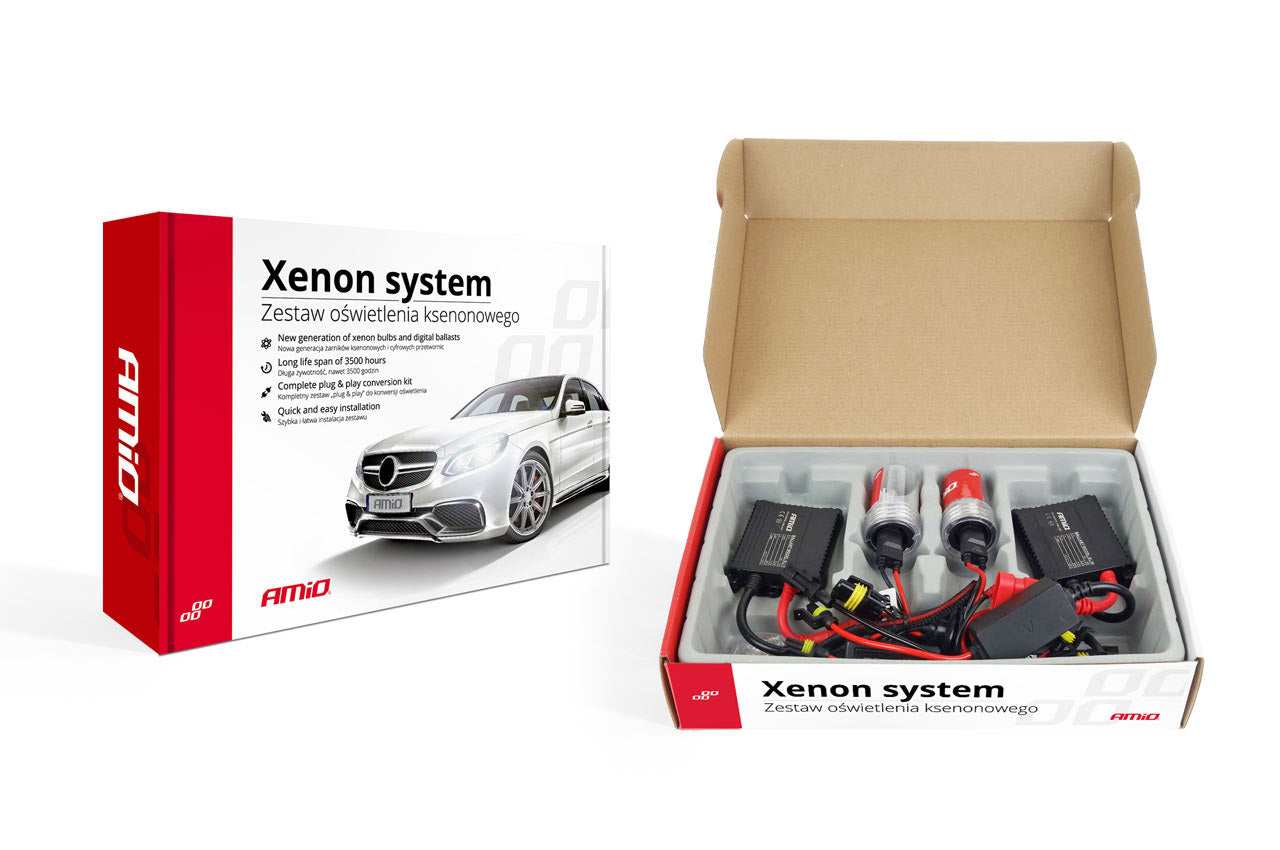 Slankt xenonkit for H1 med 6000K