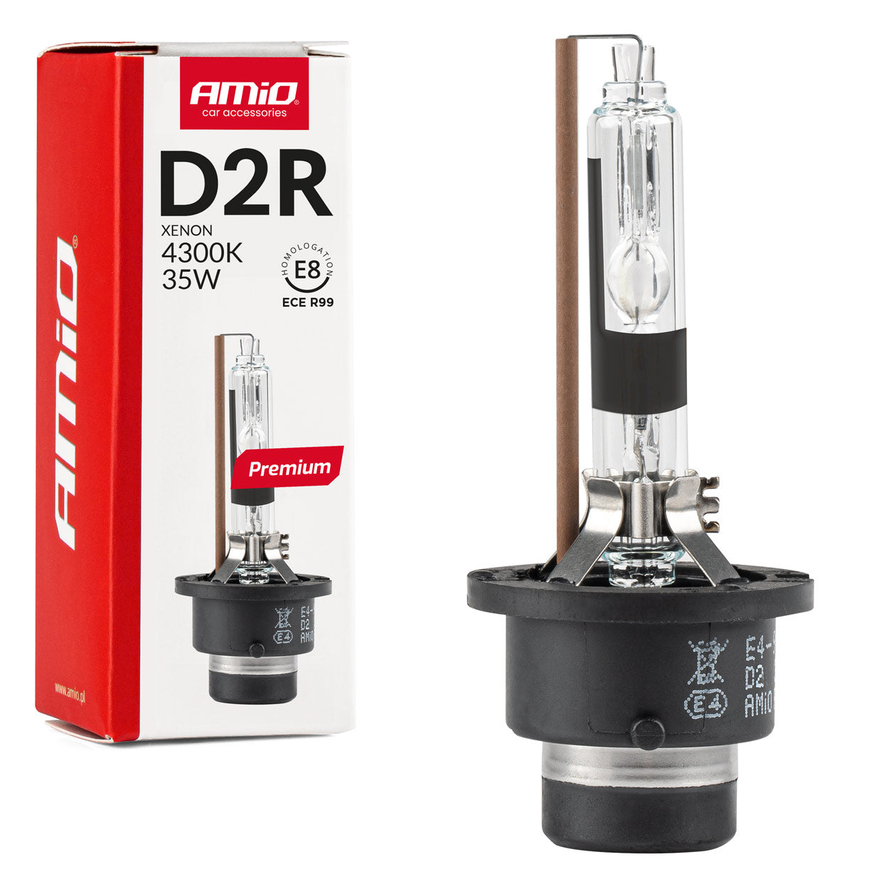 D2R xenonpære med 4300K lysfarve