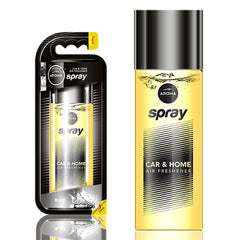 Aroma Spray Black billuft i glassflaske med forstøver