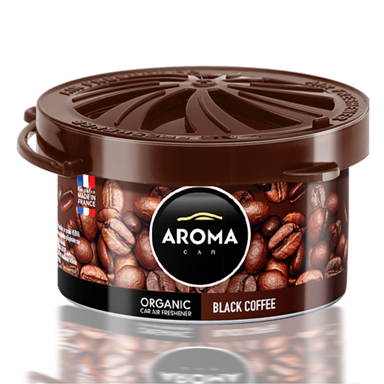 Aroma Organic Black Coffee billuft i aluminiumsboks