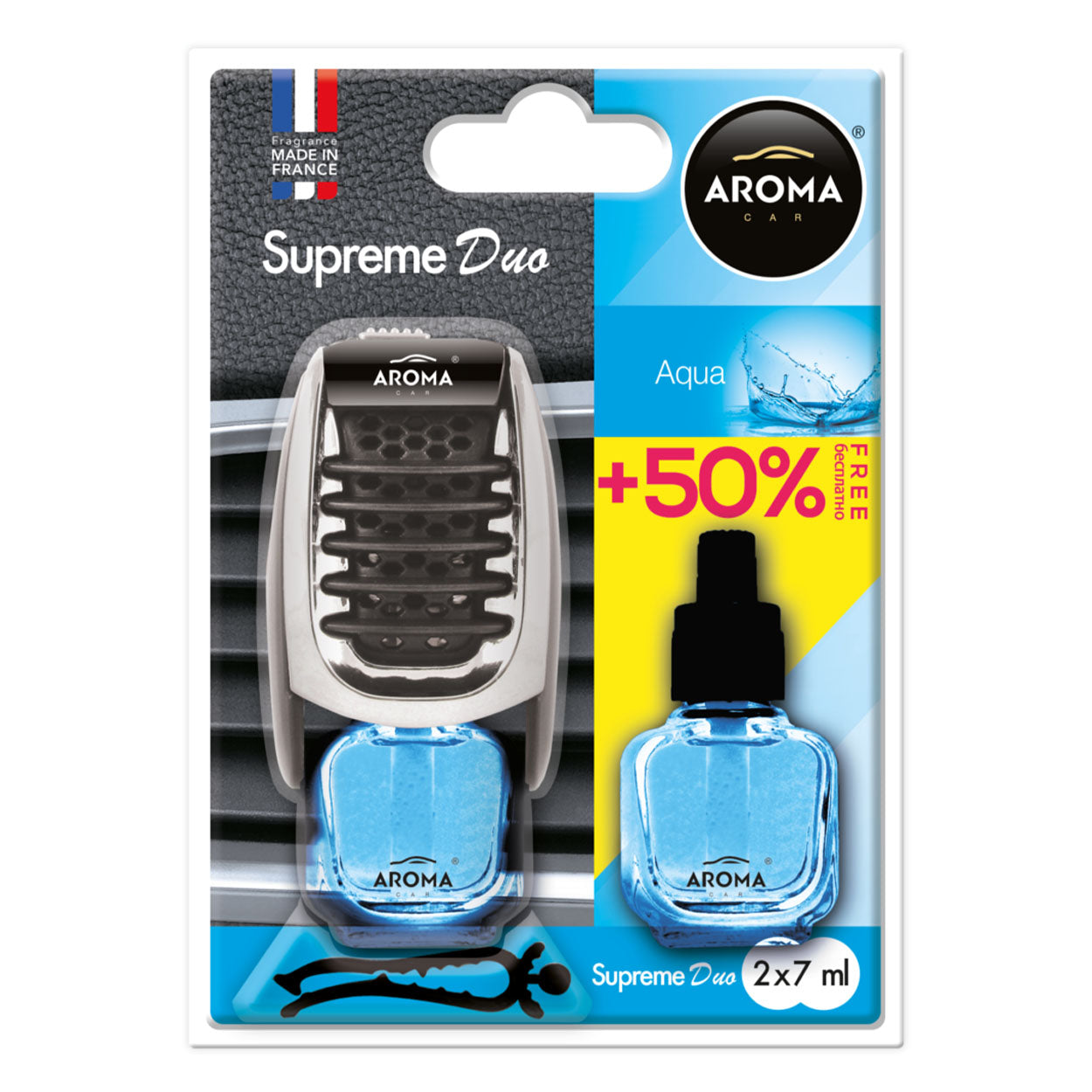 Aroma Supreme Duo Aqua billuft til ventilasjonsdyse