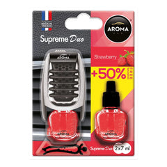 Aroma Car Supreme Duo Strawberry billuft med jordbærduft