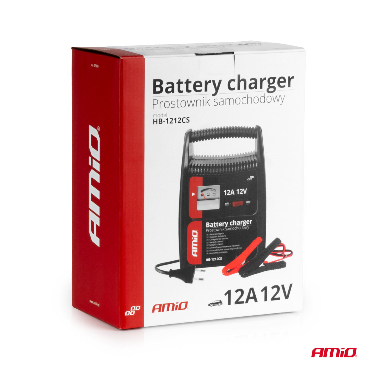 Batterioplader med 12A ladestrøm
