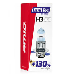 LumiTec LIMITED halogenpære H3 med emballage