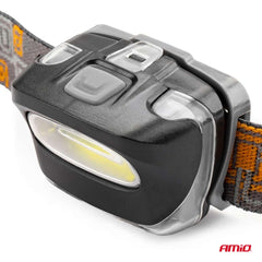 LED COB-pandelampe med 3xAAA-batterier
