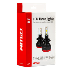 H1 LED-frontlyspærer med 9-18V spenning
