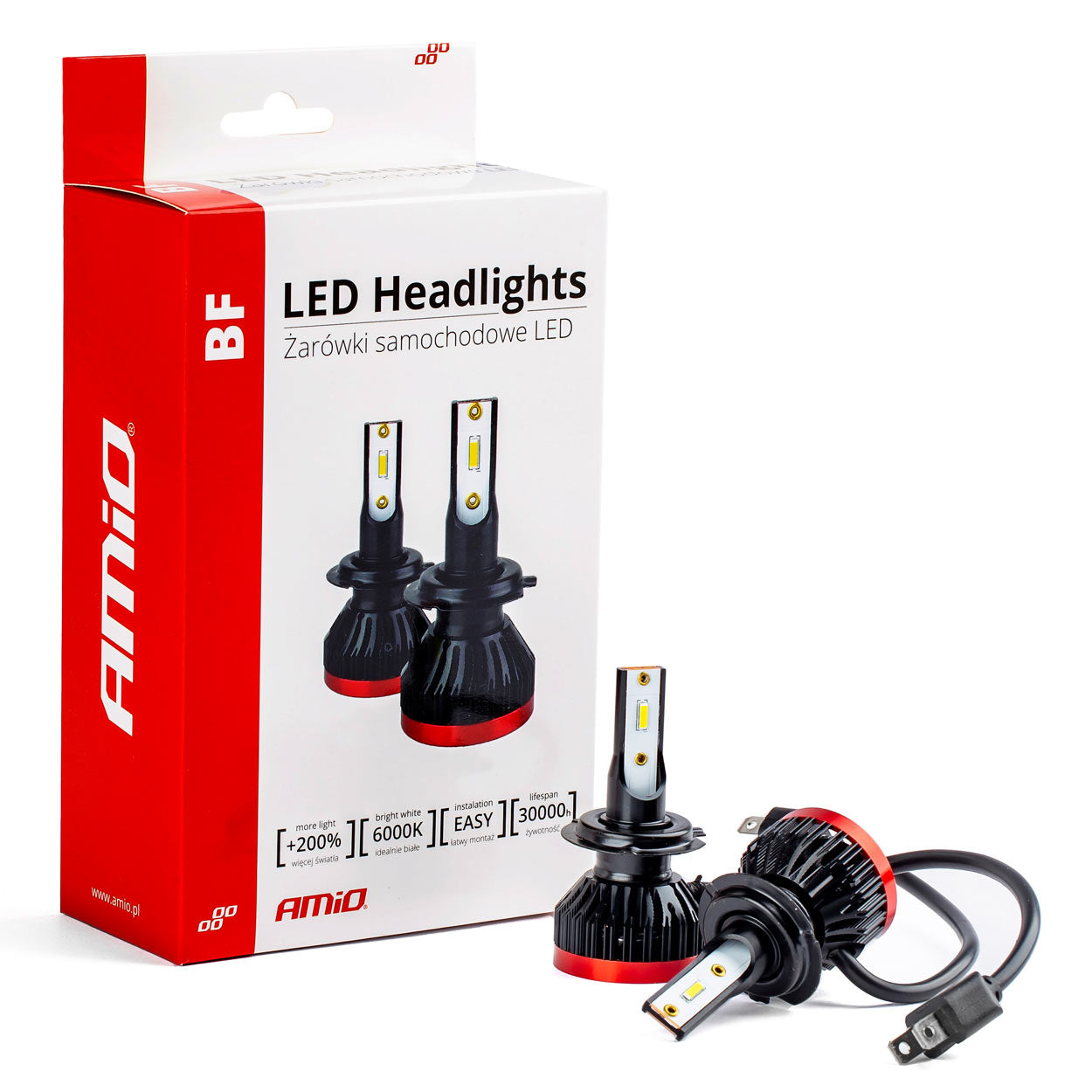 LED-frontlyspærer H7 BF sett