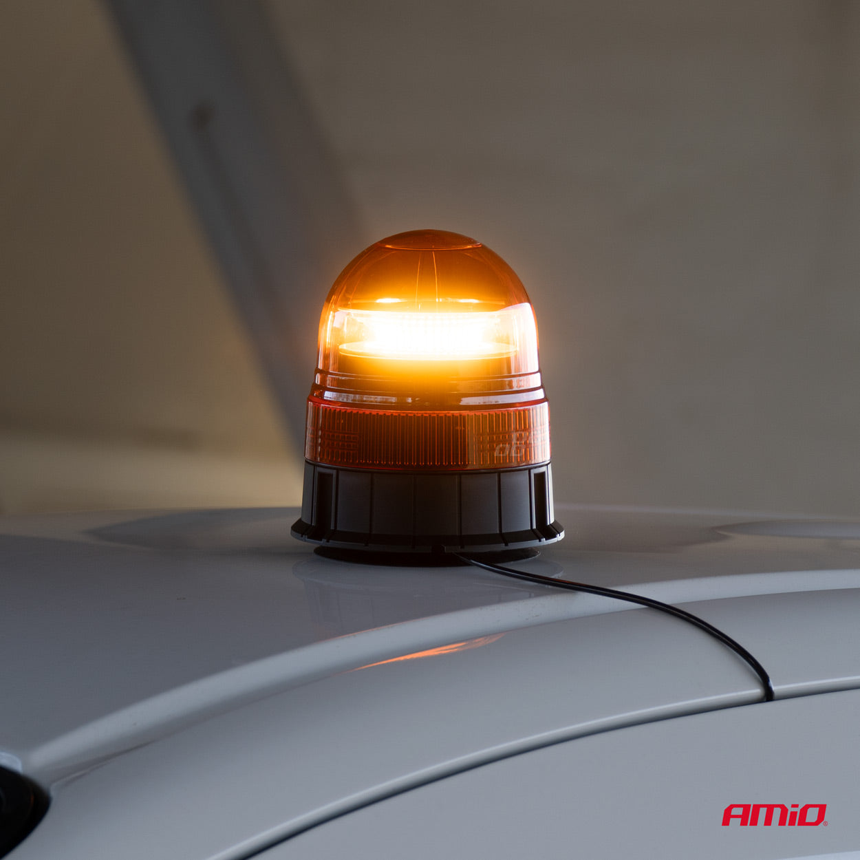 LED-varsellampe W02M sett fra siden