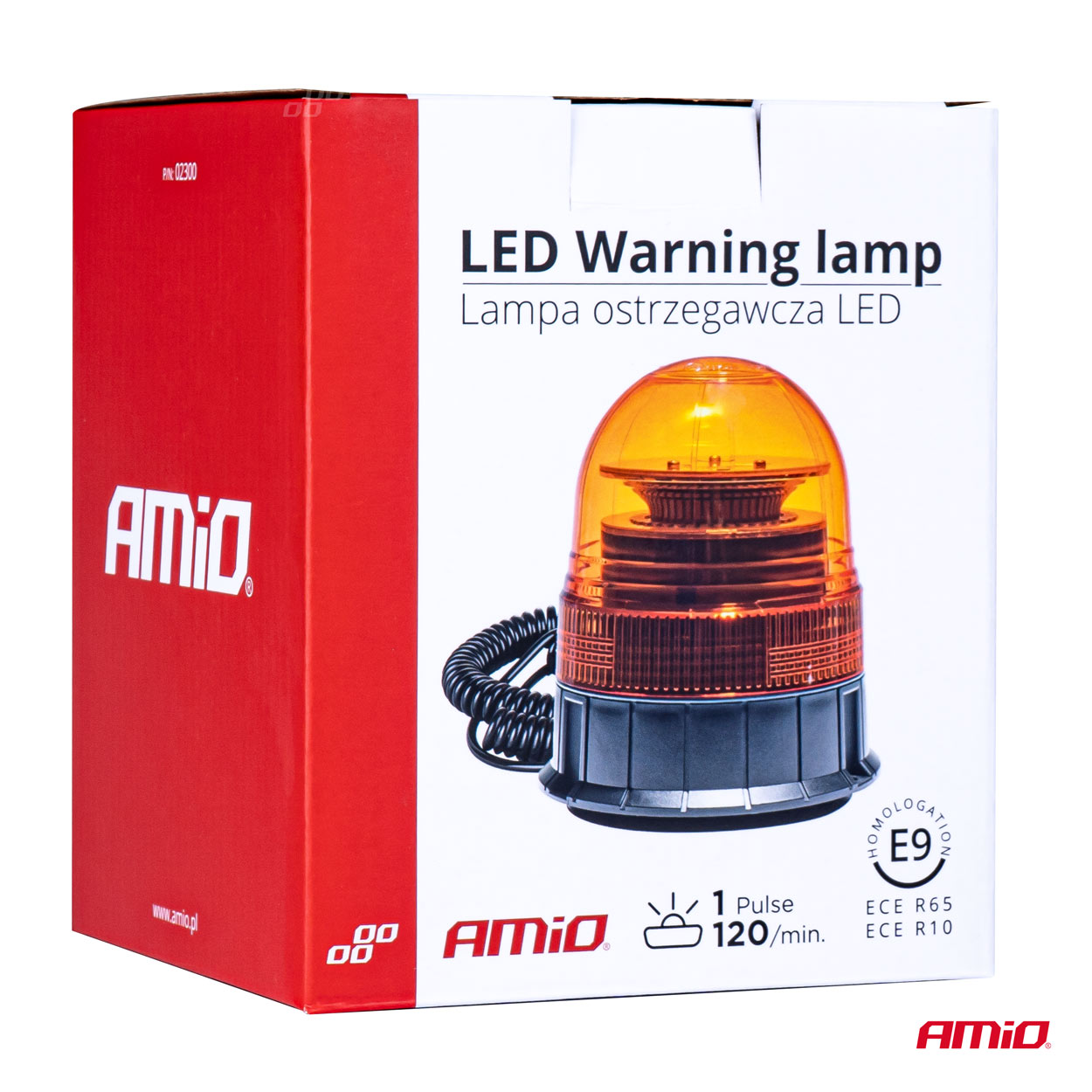 LED-varsellampe W02M med oransje varsellys