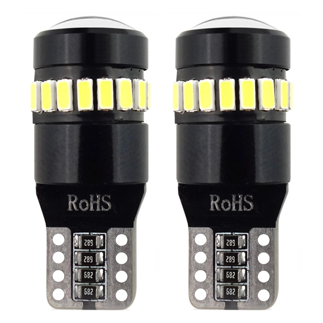 Hvid LED-pære T10 W5W CANBUS til 12/24 V