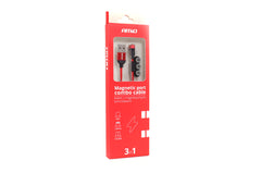 Magnetisk kabel med Quick Charge op til 2,4 A