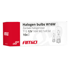 Pakke med 10 halogenpærer W16W T15