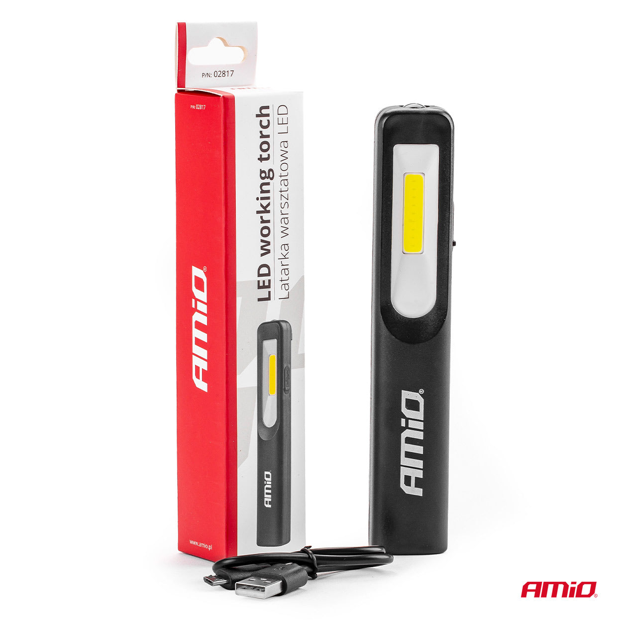 LED-arbejdslampe WT07 med micro USB-opladning