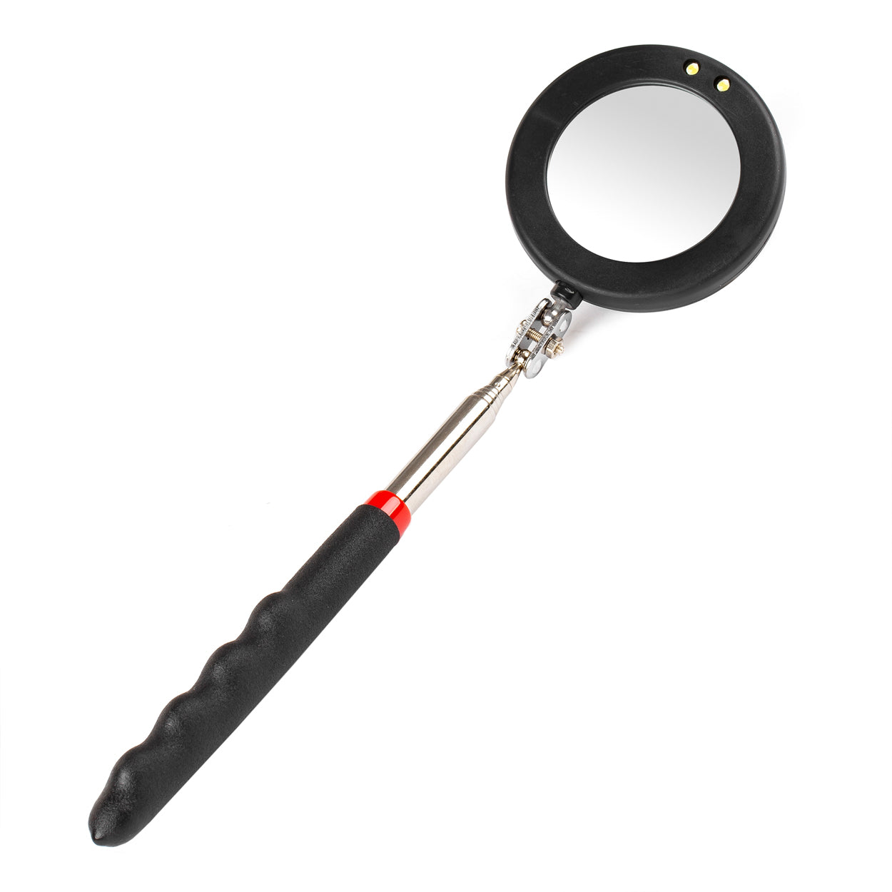 Teleskopisk inspektionsspejl med LED-lamper