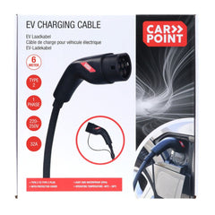 Carpoint ladekabel for elbiler Type 2 til 2, 32 A, 1-fase, 6 meter 