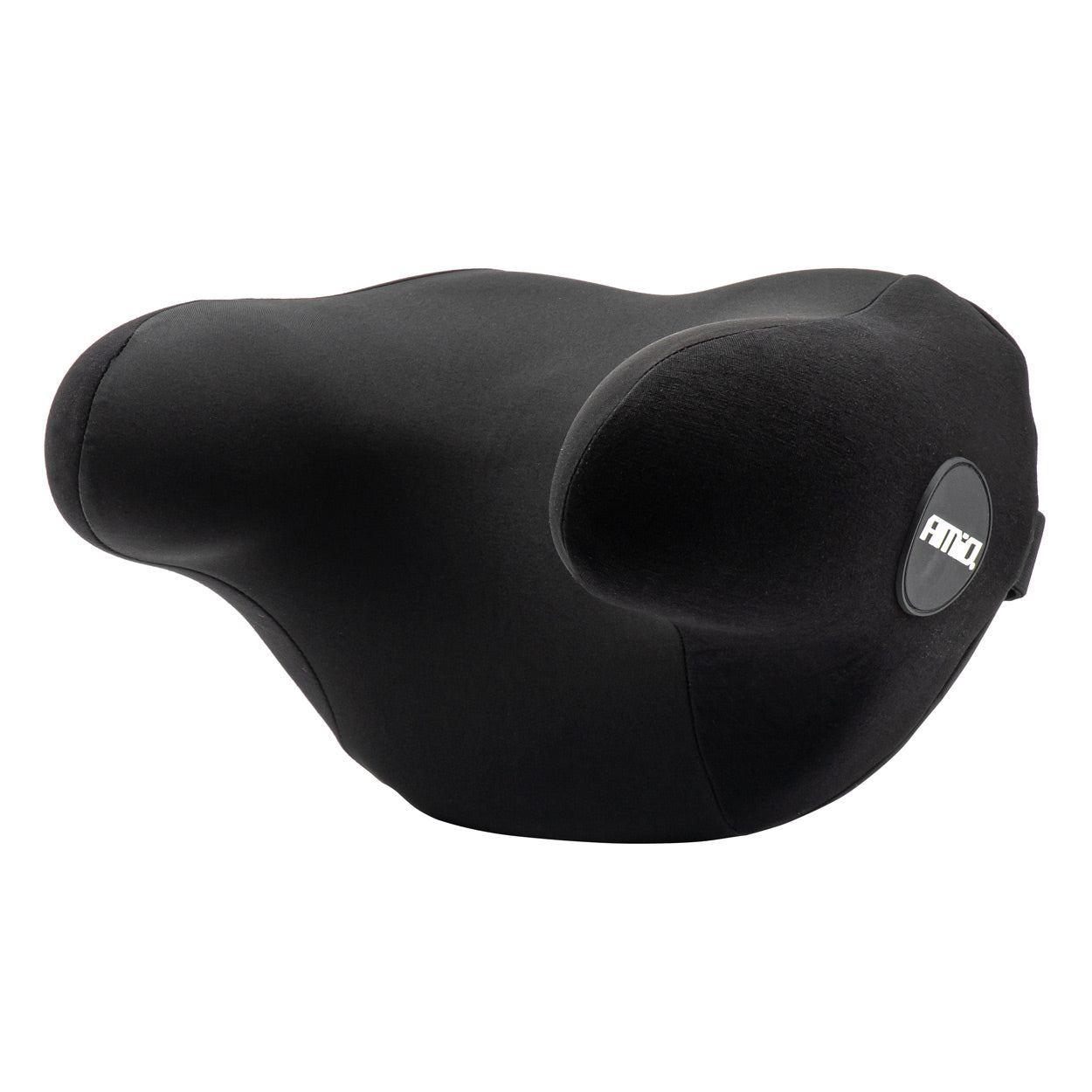 Svart nakkestøtte til bilsete med memory foam