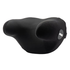Svart nakkestøtte til bilsete med memory foam