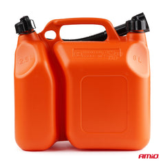 Drivstoffkanne med kamre på 6 og 2,5 liter