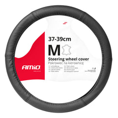 Ratbetræk Leather Series til rat på 37-39 cm