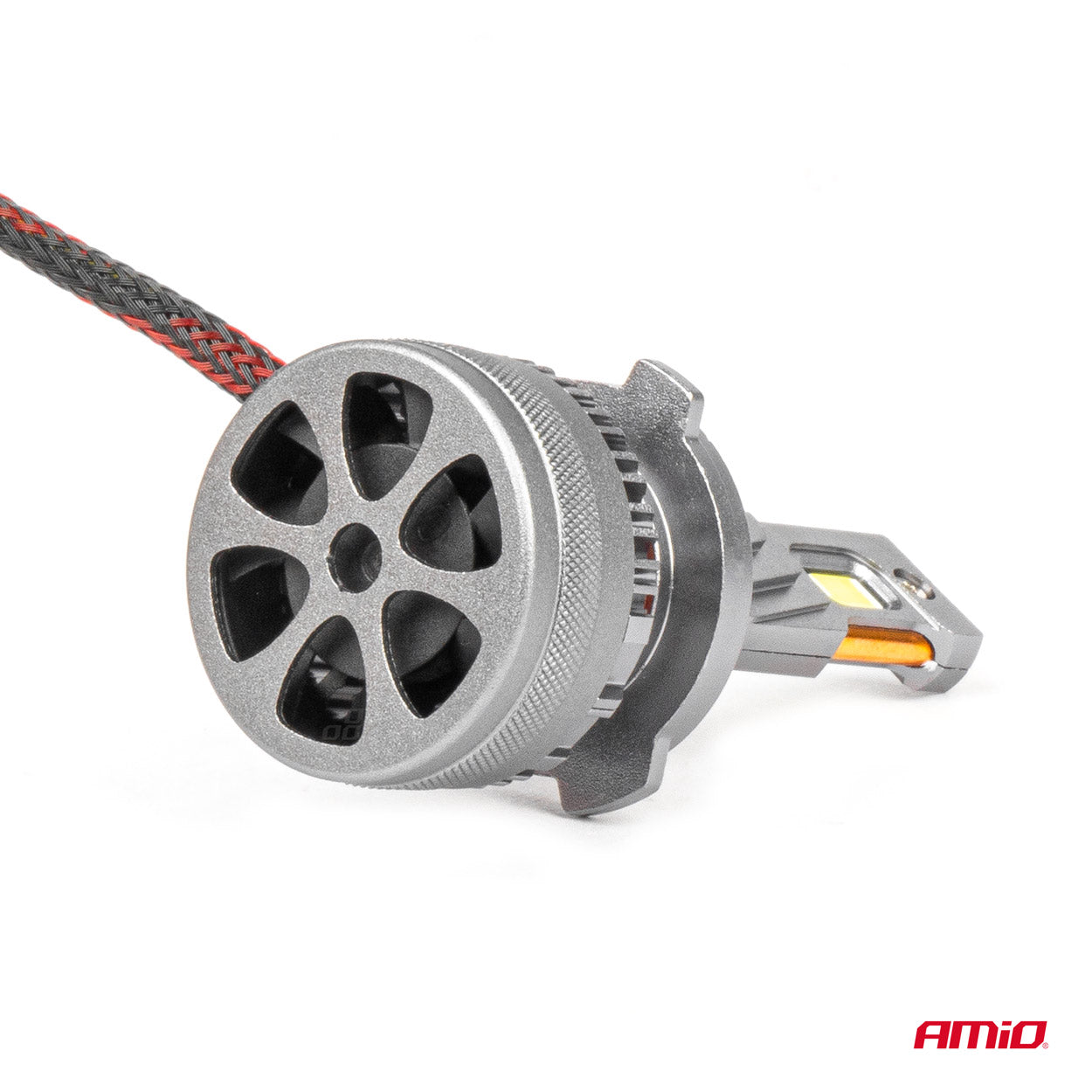 HB4 9006 LED-forlygtepære med monteringsadapter