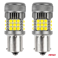 LED-pære BA15S med 36 SMD-LED'er