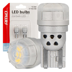 W5W T10 LED-pære med hvidt 6000K lys