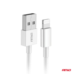 Detalje af USB-A til Lightning-kabel
