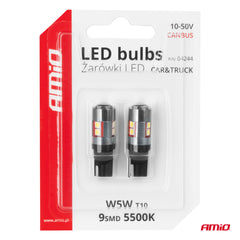 T10 W5W LED-pære til kabinebelysning