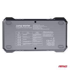 Multifunktionel jumpstarter med powerbank-funktion