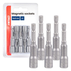 Sett med magnetiske piper 8 x 65 mm