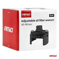 CrV-oljefilternøkkel for filtre med diameter på 60–80 mm