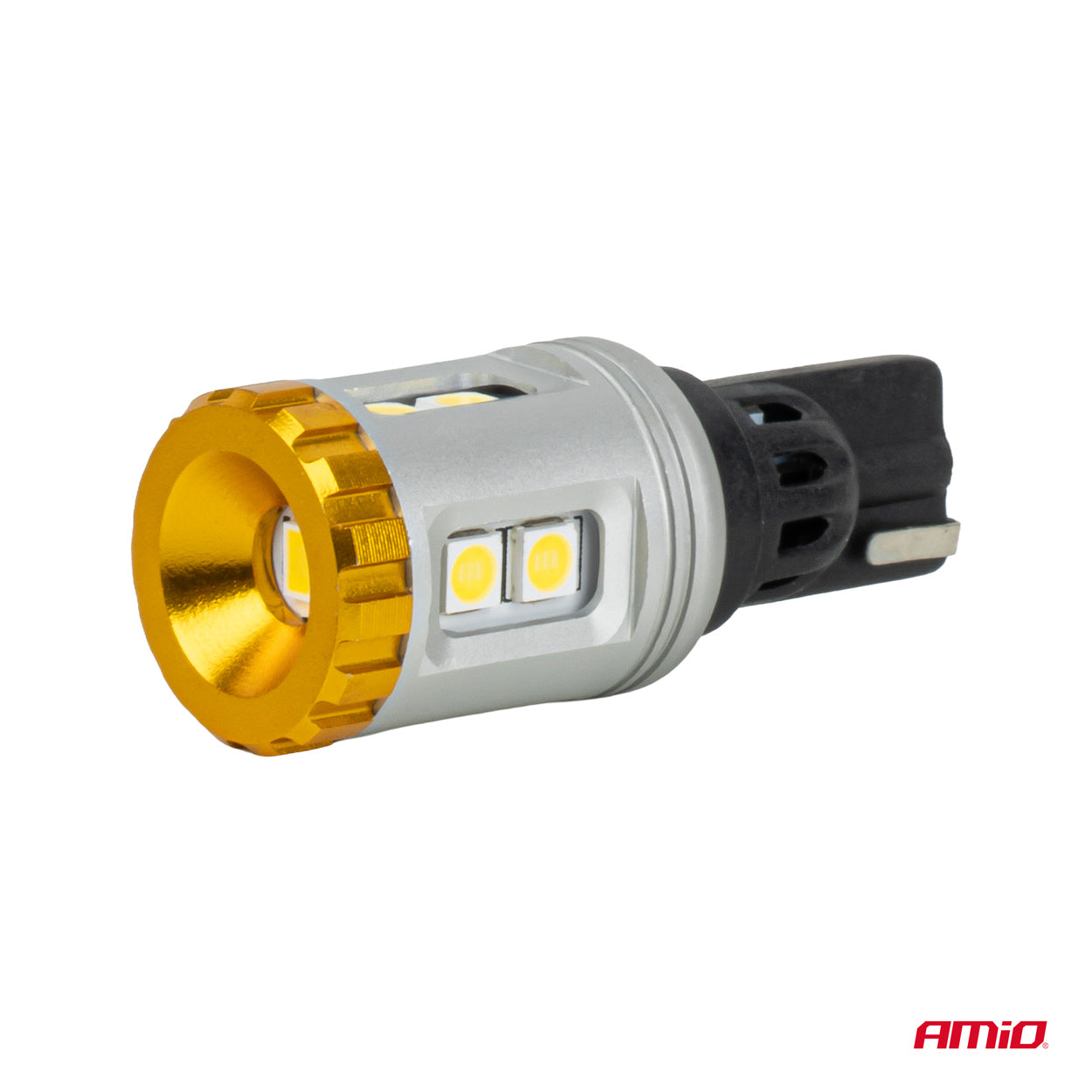 T15 LED-pære med 9 SMD 3030-LED-er sett fra siden