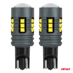 T15 LED-pære med 18 SMD 2525 LED-er sett fra siden