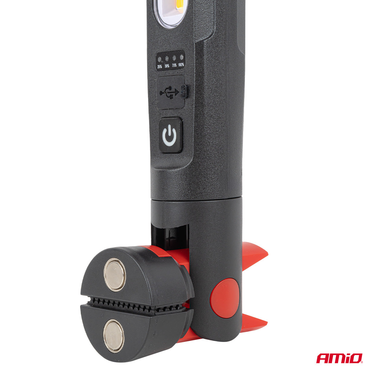 LED-inspeksjonslampe med magnet og klemme