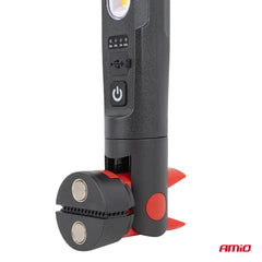LED-inspeksjonslampe med magnet og klemme