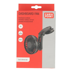Carpoint-vifte med sugekopp for dashbord, USB-A, Ø 10,5 cm, 5 V 