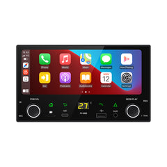 2DIN touchskjermradio 6,86" – trådløs Apple CarPlay & Android Auto (Universal) 