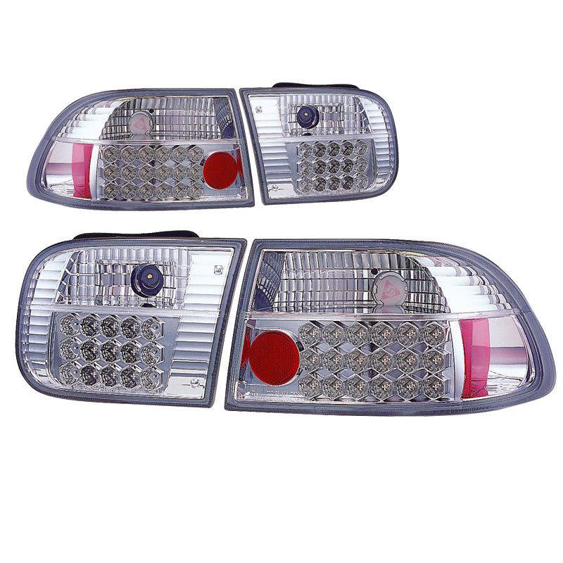 LED-baklykter til Civic '92 2/4D