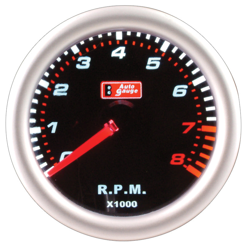 Turteller svart 2" Auto Gauge