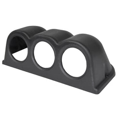 Trippel instrumentholder til dashbord svart Ø 5 cm