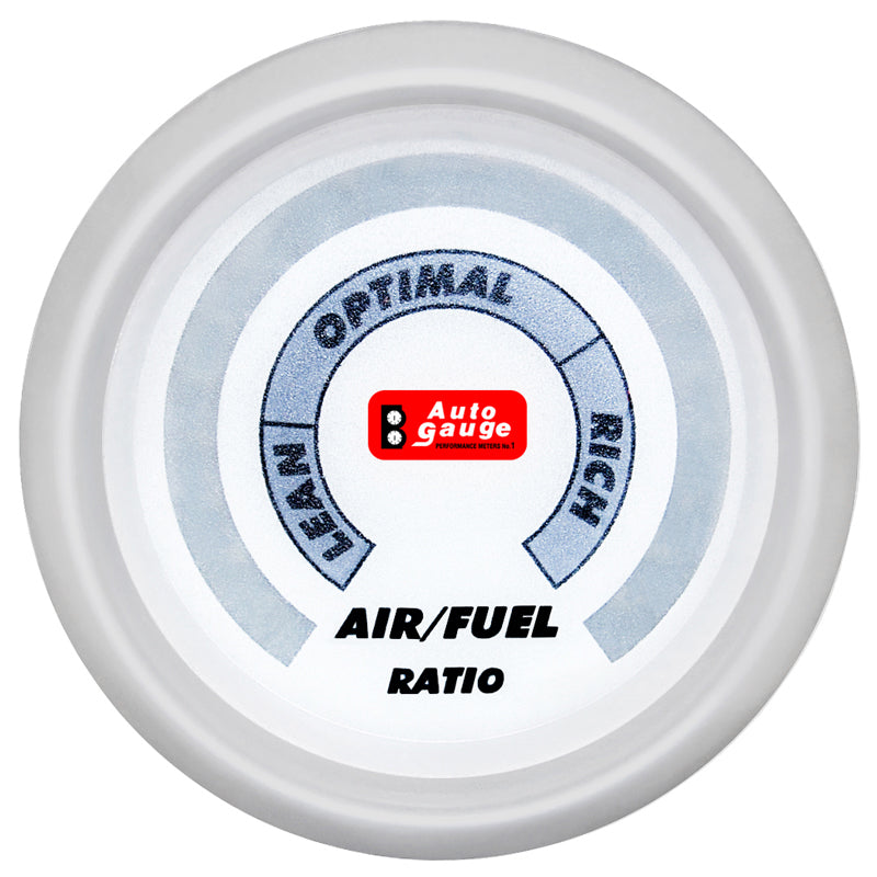 Hallmåler hvit 2 tommer Auto Gauge