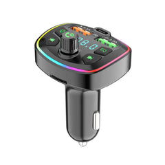 12V oplader til cigaretstik m. indbygget Bluetooth-transmitter med USB og FM-radio funktioner