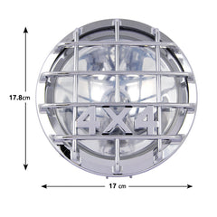 Ekstralyssett 4x4 H3 12V 55W nikkel 2 stk