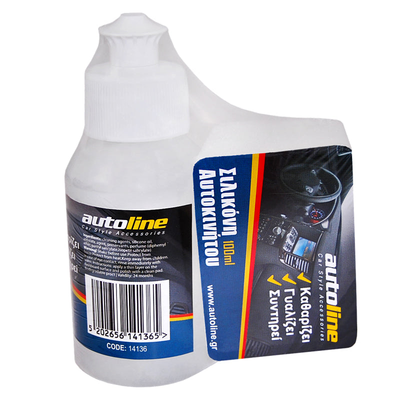 Silikon til dashbord 100 ml med svamp
