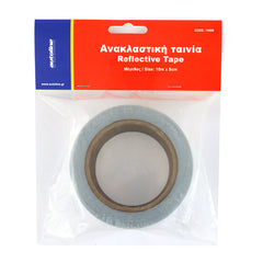 Reflekterende selvklebende tape 10 m sølv