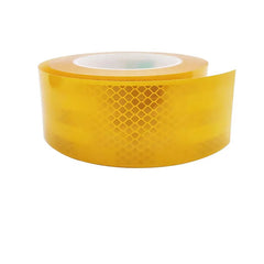 Reflekterende selvklebende tape 10 m gul