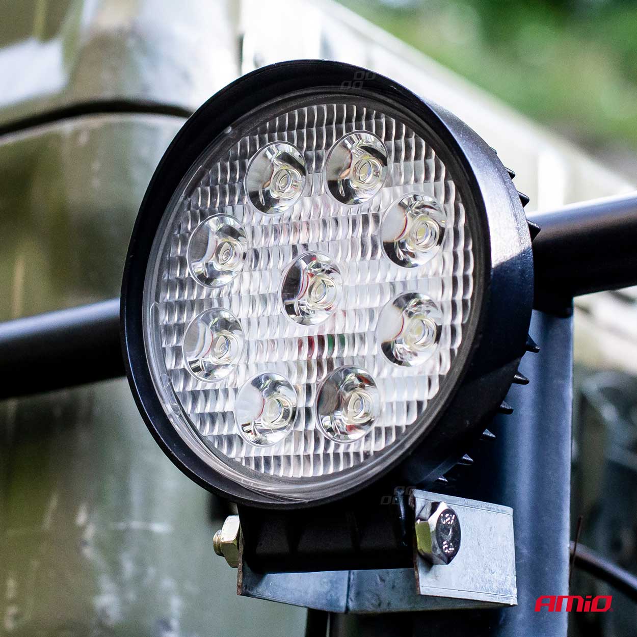 AWL04 arbejdslampe set fra siden